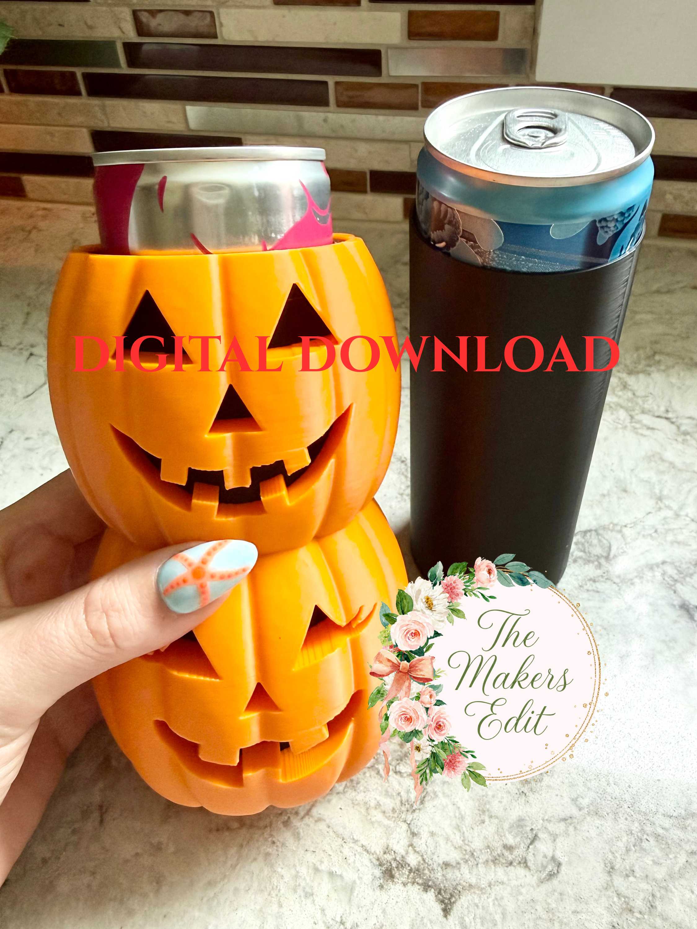 pumpkin様 Pumpkin Coozie | 12oz Slim - 8.4oz Slim - 7.5oz Mini - 8.4oz Alani