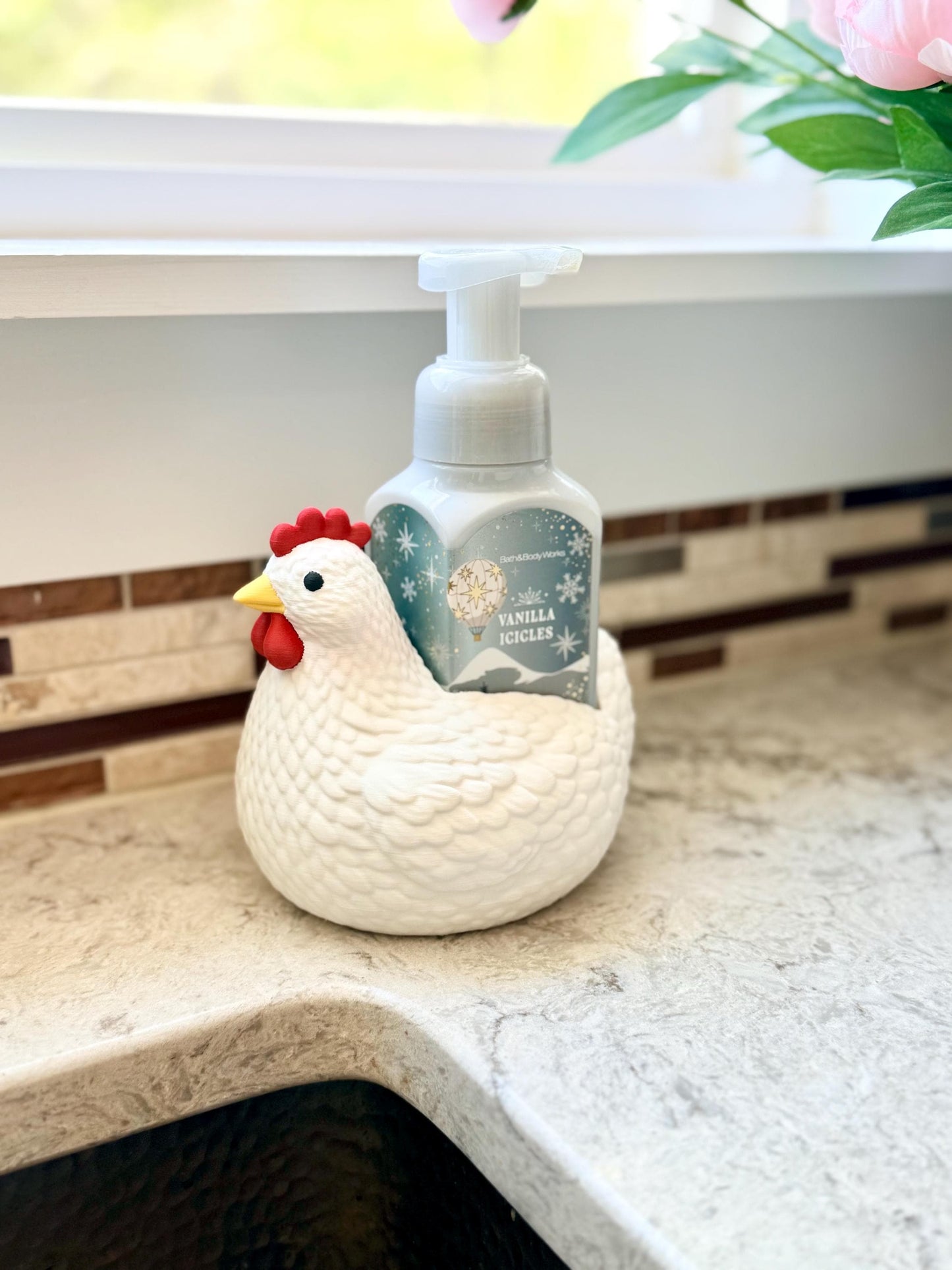 Chicken Soap Bottle Holder BBW - Digital File