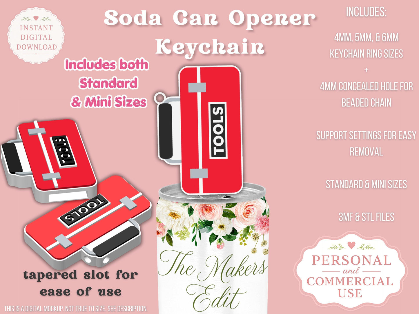 Tool Box - Can Tab Opener - Digital File
