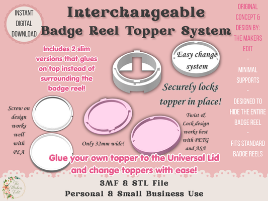 Interchangeable Badge Reel System