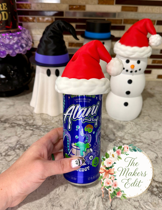 Santa Hat Can Topper