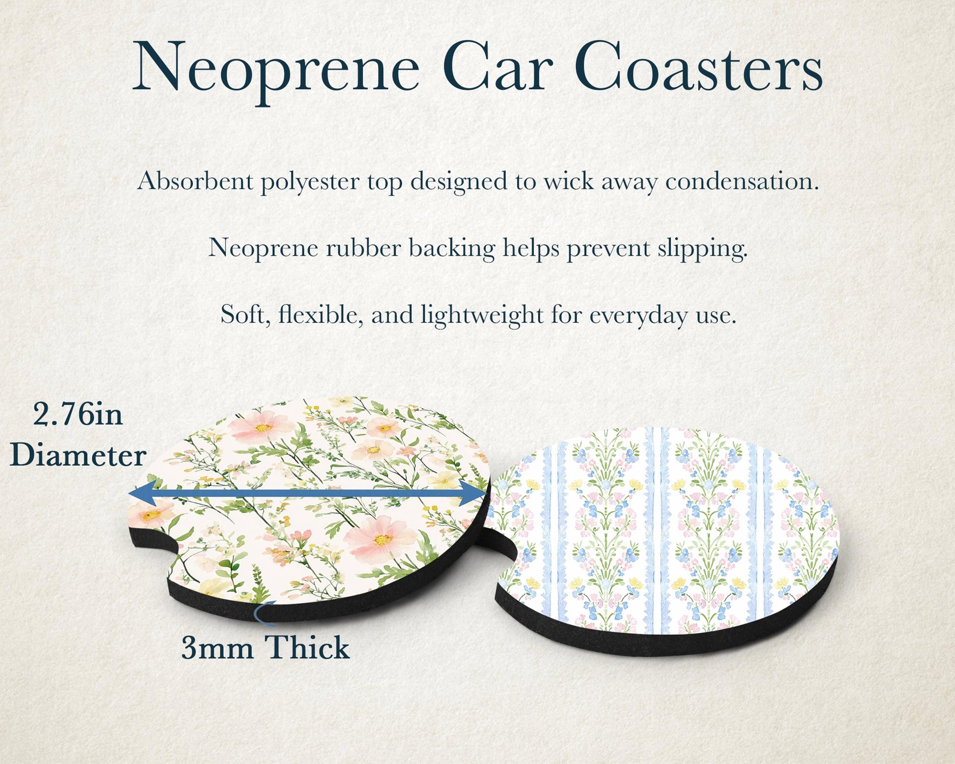 Car Accessories | Front License Plate, License Plate Frame, and Car Coasters | Rainbow Trout Mountain Scene
