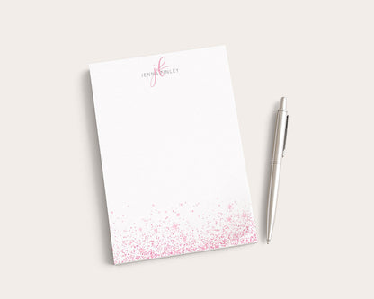 Personalized Notepad | Pink Glitter Inspired | Mother's Day Gift Idea