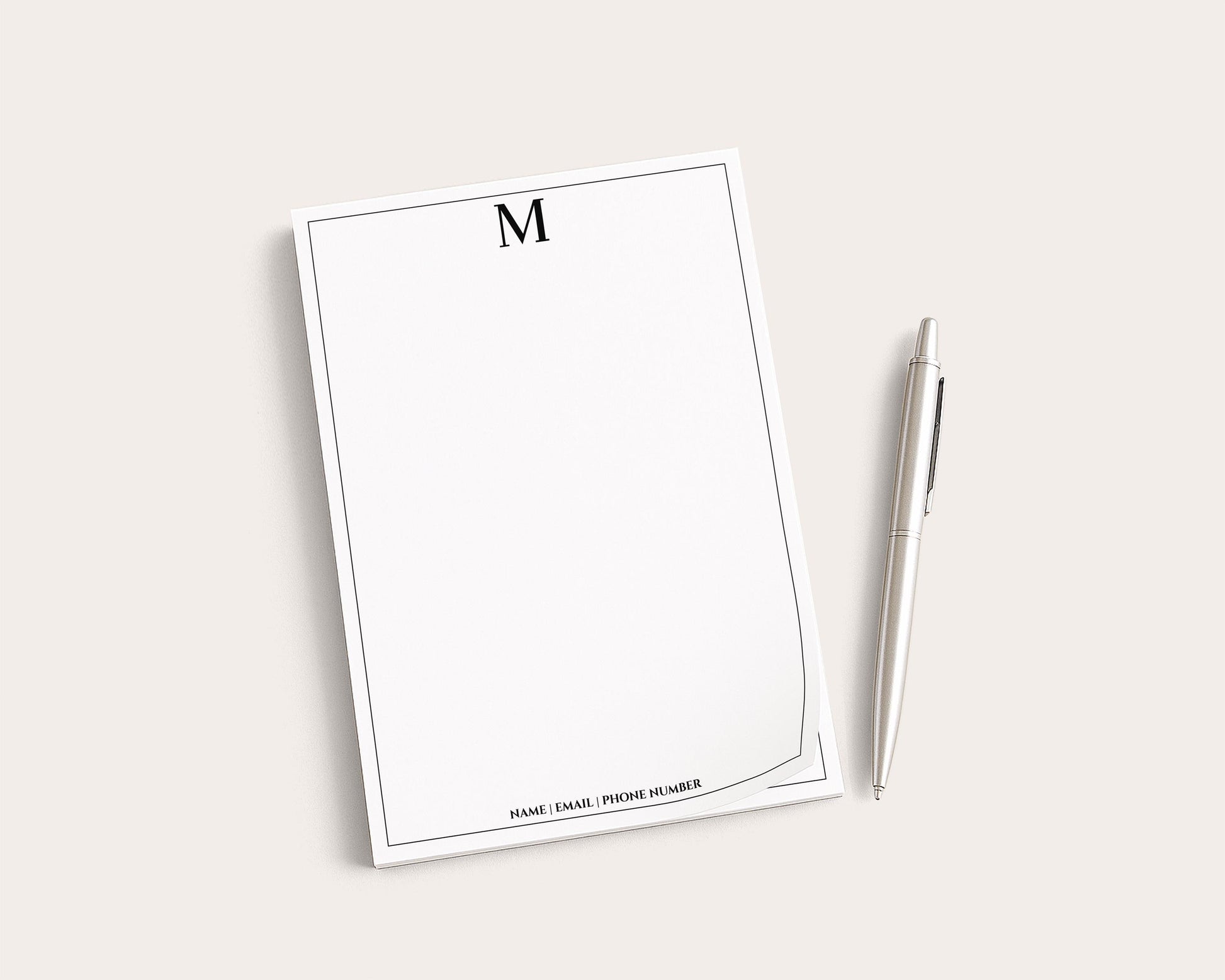 Personalized Notepad | Minimalist | Mother's Day Gift Idea