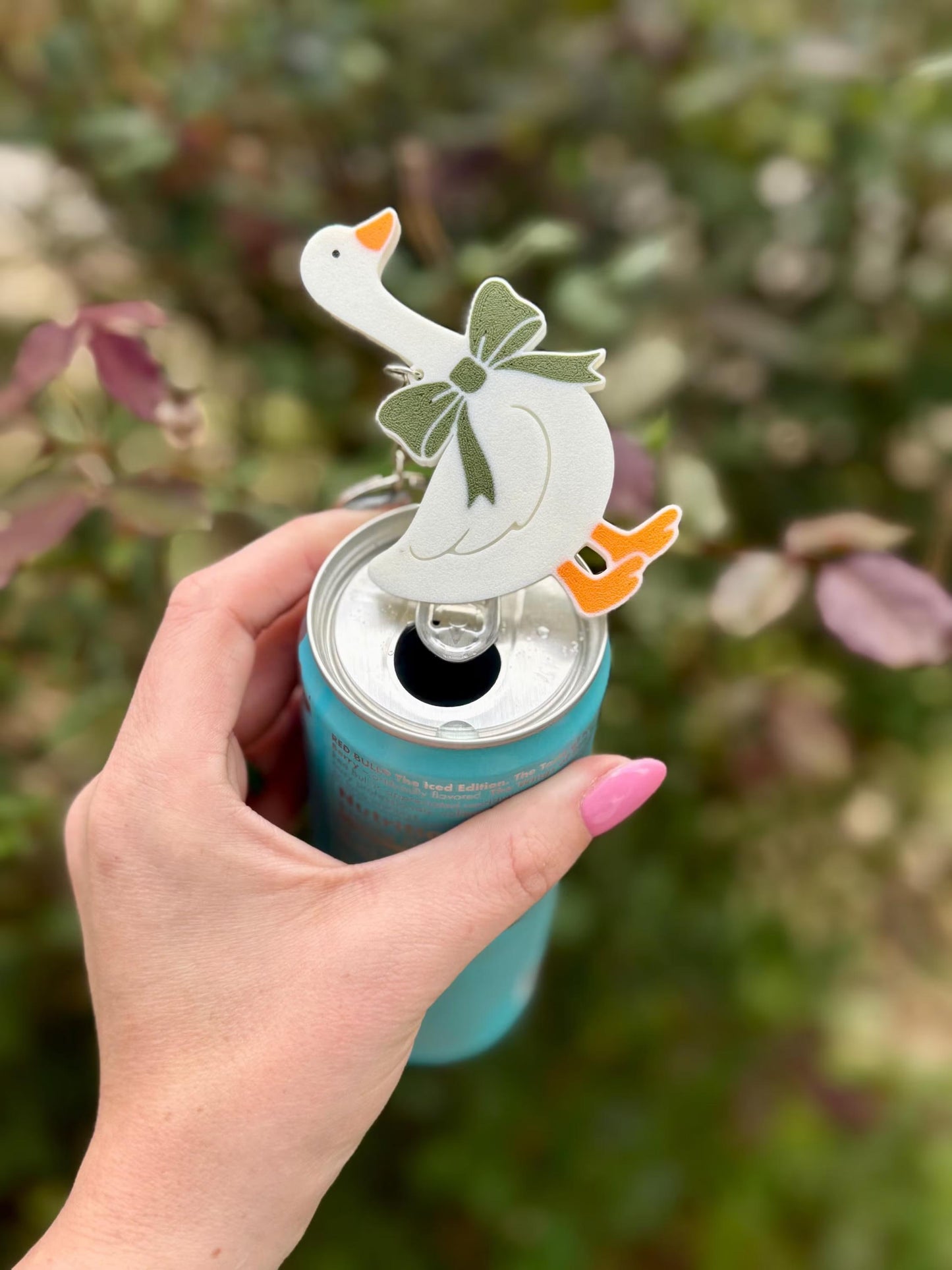 Vintage Goose with Bow - Can Tab Opener - Digital File