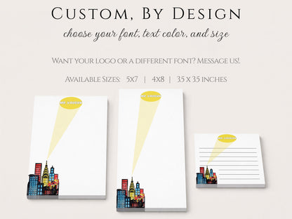 Personalized Teacher Notepad | Superhero Signal | Teacher Appreciation Gift