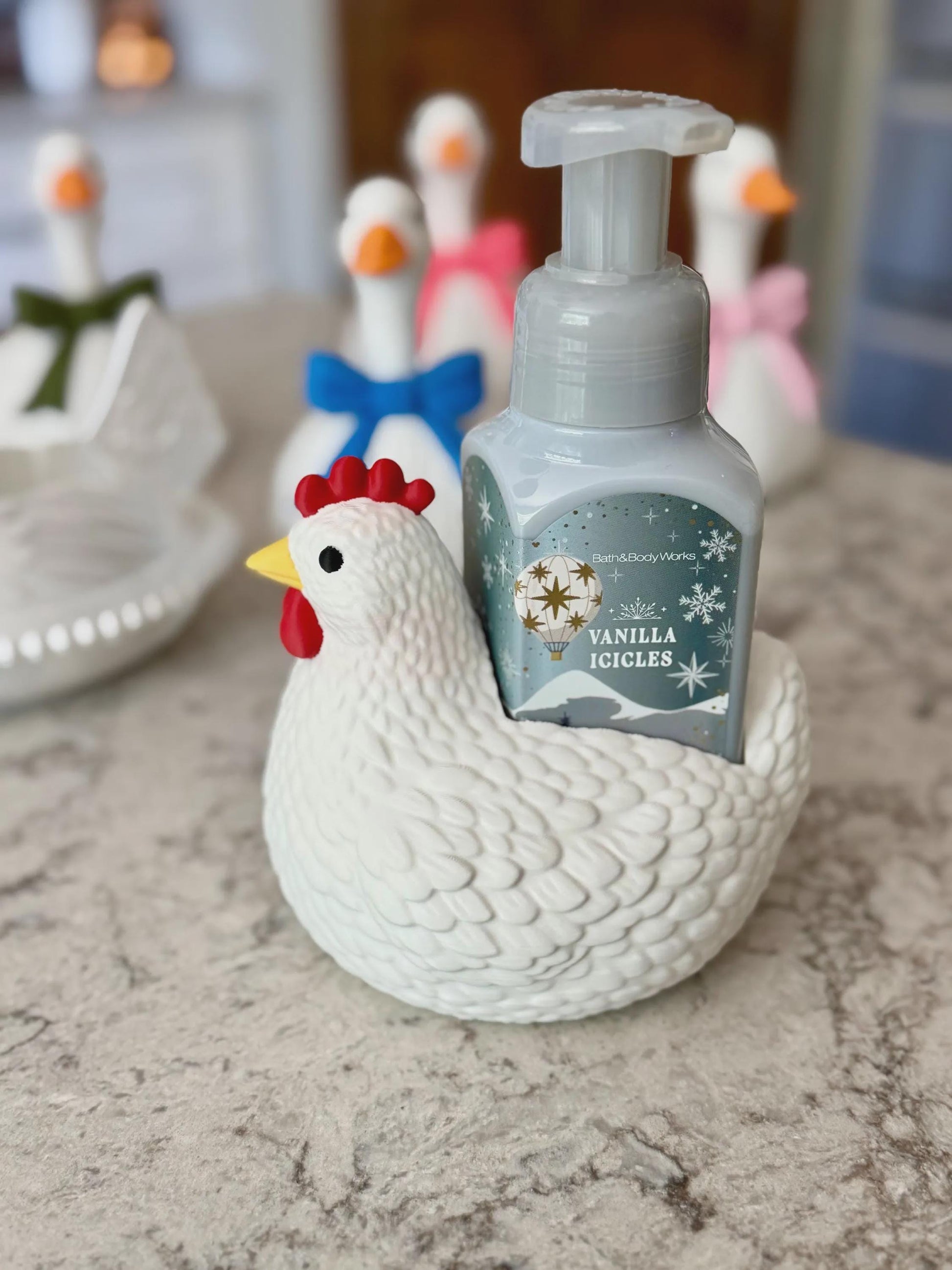Chicken Soap Bottle Holder BBW - Digital File