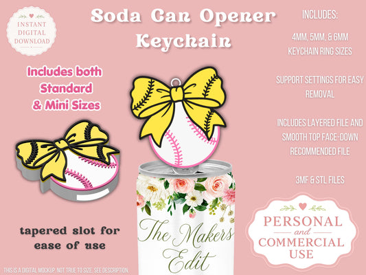 Softball Baseball Coquette Bow