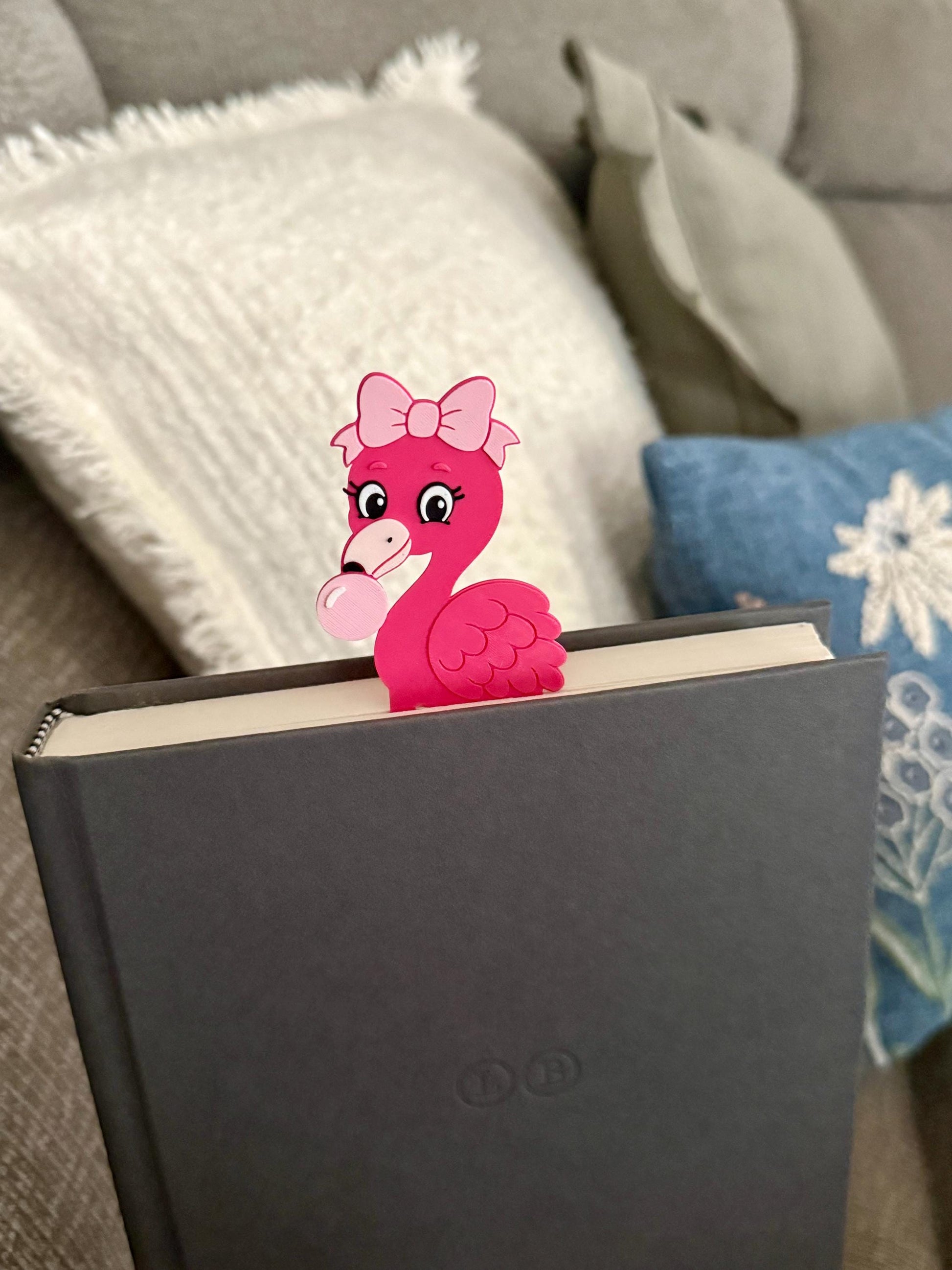 Flamingo Bubblegum - Bookmark - Digital File