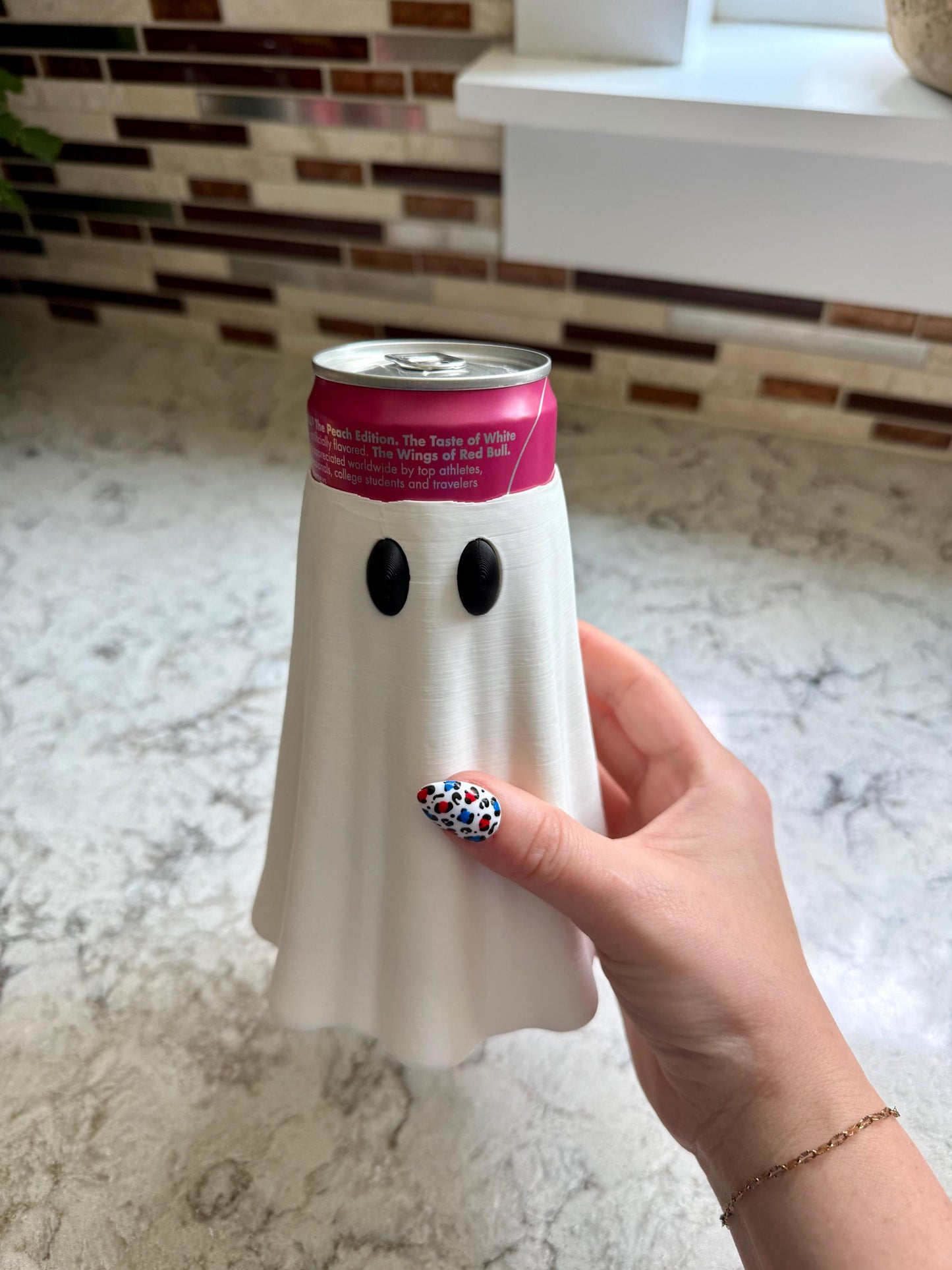 Ghost Can Sleeve | 12oz Slim Can Size | STL 3MF | Commercial Use