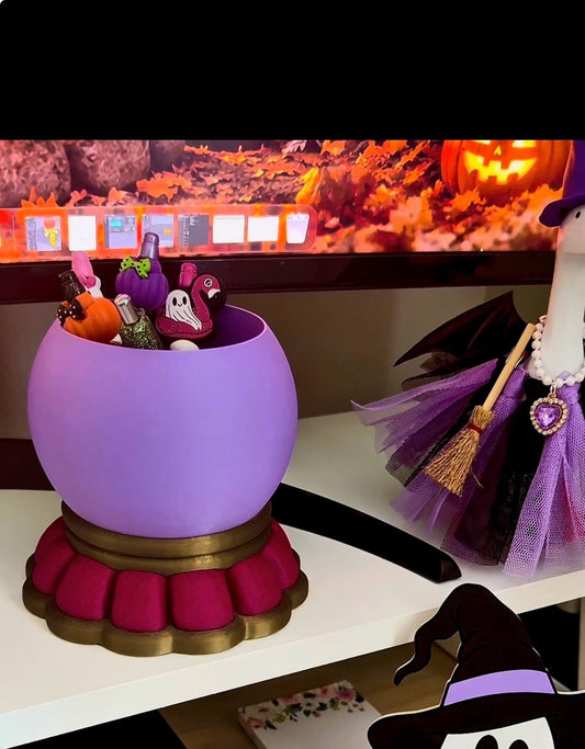 Crystal Ball Pen Holder