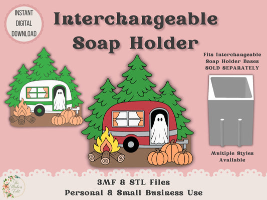 Soap Holder - Interchangeable Top 3D Printer File | Ghost Camper STL 3MF